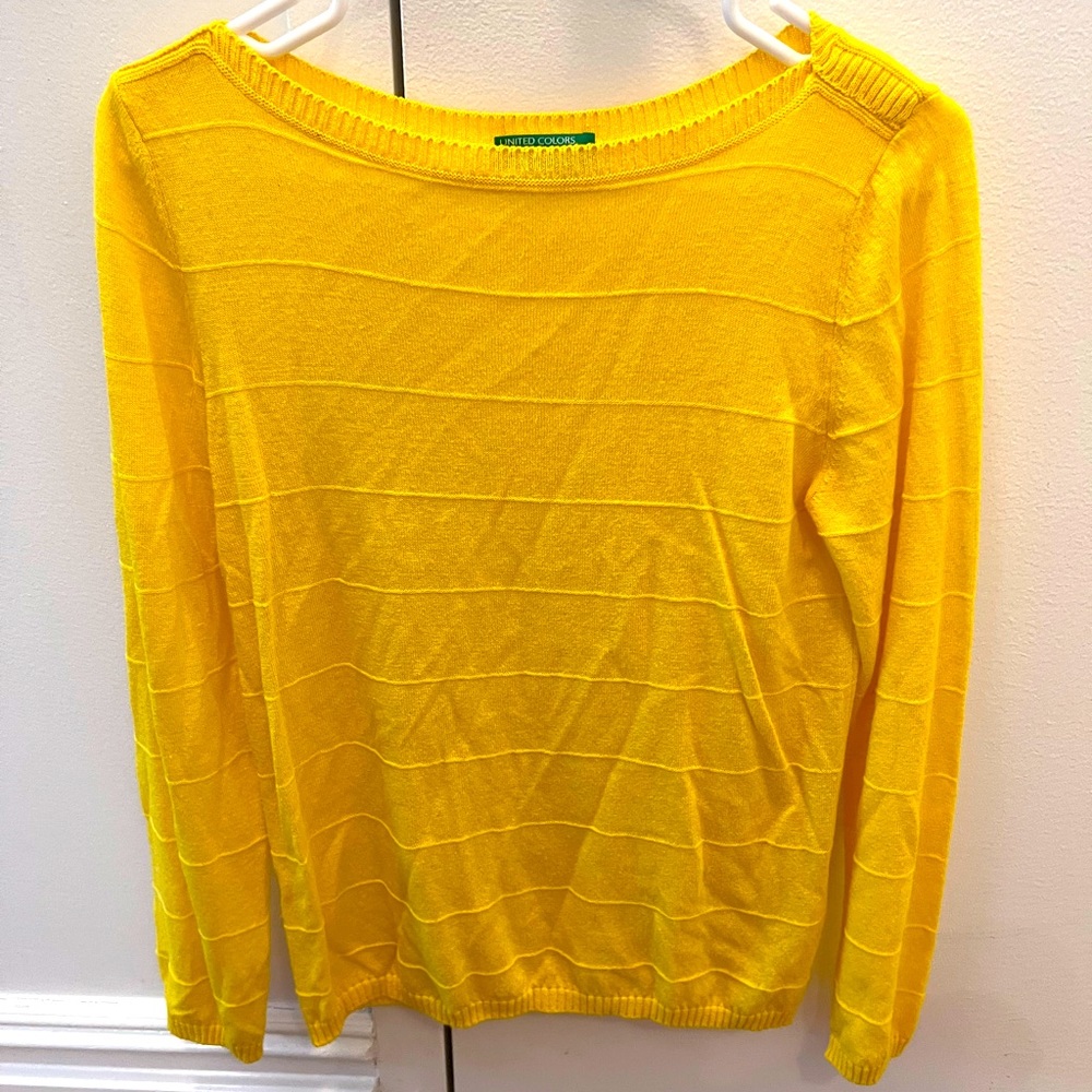 Benetton linen sweater